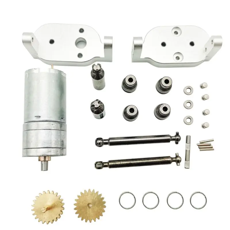 

Metal Gearbox Set DIY Vehicle Models RC Car Upgrade Parts for WPL C14 C24 C34