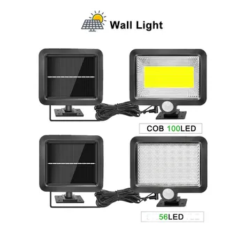 

Solar Light Garden Lamp 56/30 LED Outdoor Wall Lights Body Induction Motion Sensor Led Super Bright Courtyard Waterproof Solar L