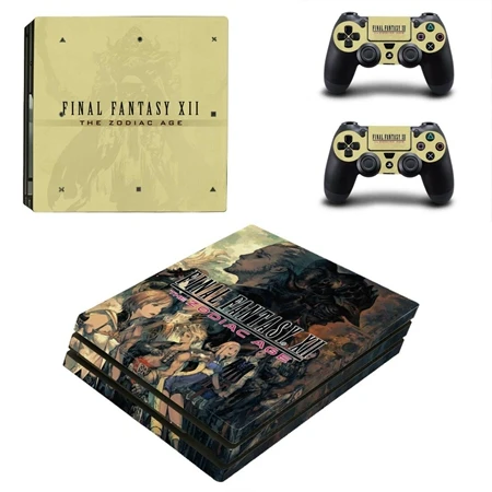 YSP4P-1513 Игра FINAL FANTASYS PS4 Pro наклейка кожи для playstation 4 Pro консоли и 2 контроллера геймпад виниловое покрытие наклейка протектор - Цвет: YSP4P-1513