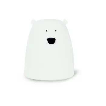

Colorful Bear Silicone LED Night Light USB Rechargeable Touch Sensor 2 Modes Children Baby Kids Lamp Bedroom Decor 2018 New