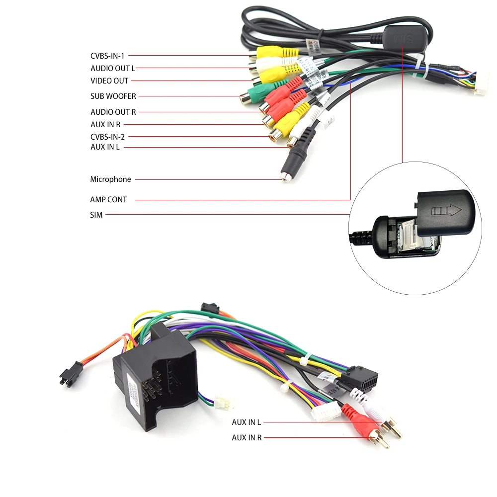 Top Podofo 9" Android 9 2Din Car Radio GPS Navigation For Volkswagen/Golf/Polo/Tiguan/Passat/leon/Skoda/Octavia Multimedia Player 4