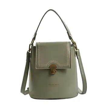 

Women Bag Messenger Shoulder Bucket Bag New Handbags Simple Fashion Simple Versatile Casual Personality H1