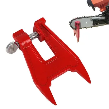 

Useful Clamp Stump Vise Saw Chain Chainsaw Sharpening Tool Filing Professional High Quality Holding Your Guide Bar Firm Red