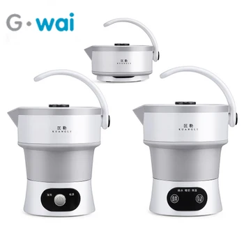 

Silicone Folding Kettle Portable Electric Kettle Home Travel Automatic Power Off Insulation kettle Used Globally 100-240V