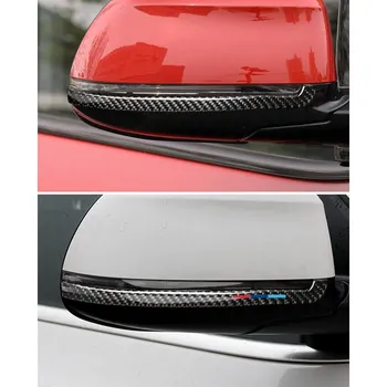 

Hot Carbon Fiber Rearview Mirror Anti-Rub Strips Stickers 2PCS Car Anti-Collision Strips For BMW X3 X4 X5 X6 F25 F26 F15 F16