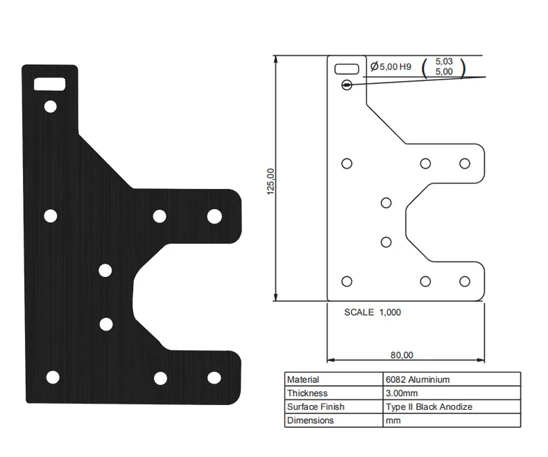 15 шт./лот OpenBuilds OOZNEST OX CNC пластины гравировальный строительный щит для 3d принтера DIY части