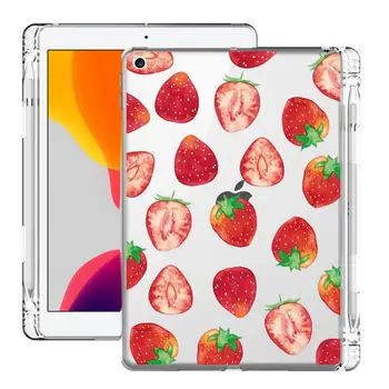 

Fruits Painting For ipad 7th Generation Case 6th With Pencil Holder 9.7 ipad Pro 12.9 Case 2020 Clear Cover iPad Mini 4 Cases