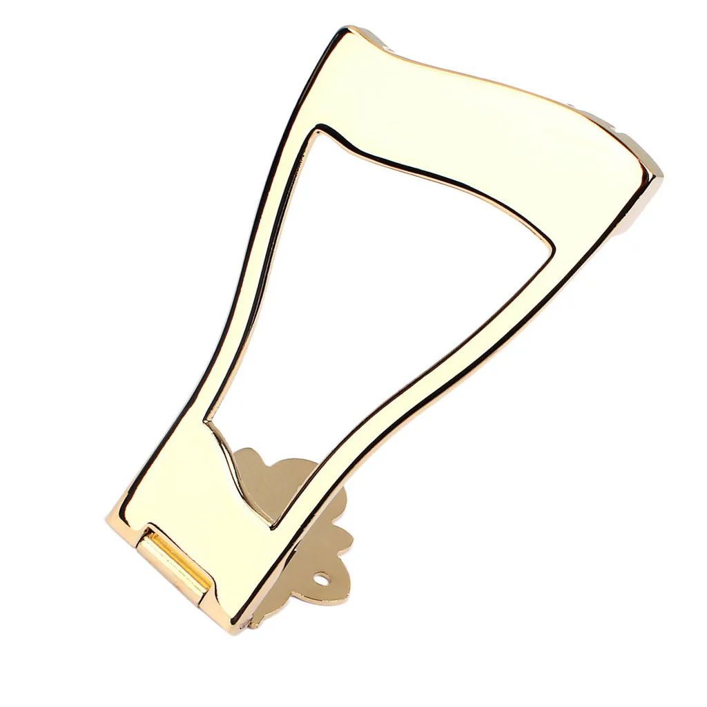 Metal 6 Strings Jazz Guitar Bridge Tailpiece Replacement for Hollowbody Archtop Gold | Спорт и развлечения