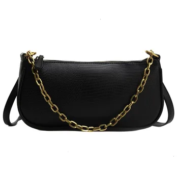 

Designer PU Leather Crossbody Bags for Women New Fashion Chain Female Shoulder Messenger Bag Ladies' Travel Flap Phone Cluth Sac