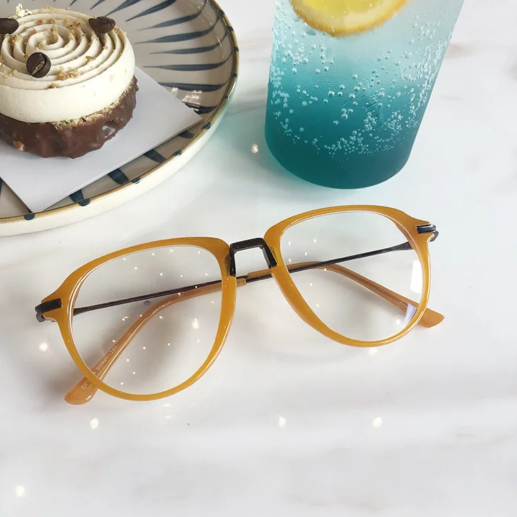 Новейшая квадратная оправа винтажные Eeyglasses женские негабаритные Большие размеры оптические оправы металлические очки оправа с прозрачными линзами Eyeware NX