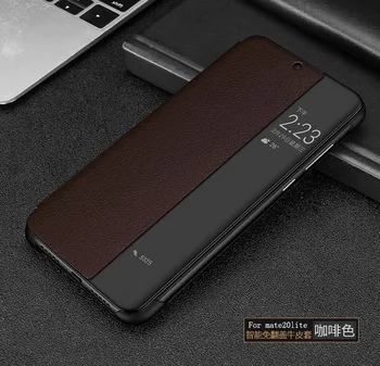 

Genuine Huawei mate 20 lite Case Flip Magnetic Vintage Phone Cases For Huawei Mate 20 lite Wake Sleep Function Case