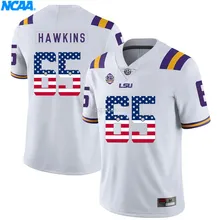 Новое поступление высокое качество майки Джеральд Хокинс#65 колледж футболка ограниченной серии Майки S-XXXL