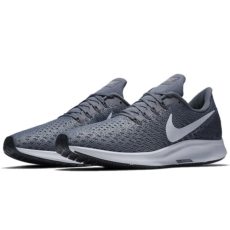 Беговые кроссовки NIKE Air Zoom PEGASUS 35 Для мужчин кроссовки с дышащей сеткой стабильность Поддержка спортивные кроссовки обувь дизайнерские спортивные