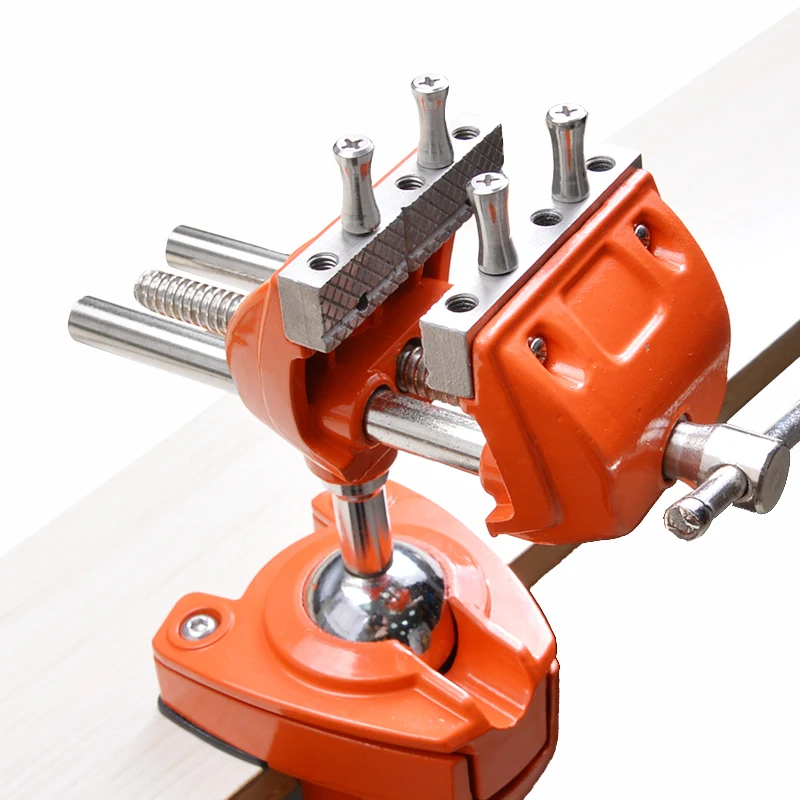 Swivel Table Bench Vise Rotates 360 Degree Rotating Universal Units Clamp Vice Heavy Duty Multifunction Tabletop Hand Tools