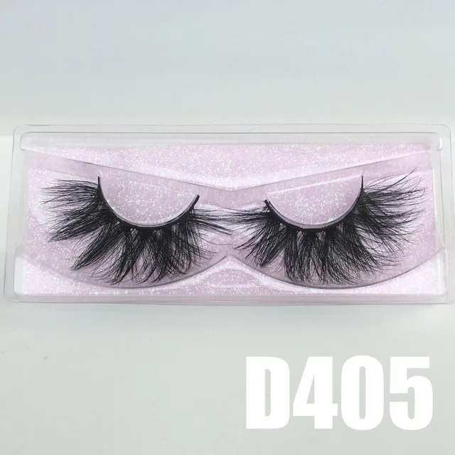 BossGirl Lashes False Eyelashes Natural Long 22mm 20mm 3D 5D Real Mink Handmade Lightweight Comfortable D414 D405