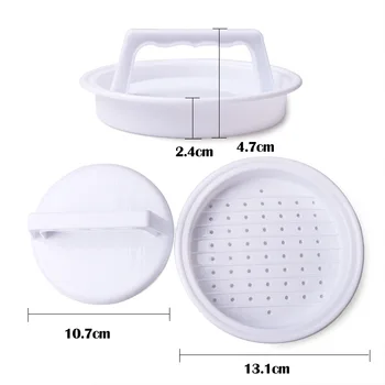 

1 Set DIY Hamburger Meat Press Tool Patty Makers Meat Burger Maker Mold Food-Grade Plastic Hamburger Press Burger Maker