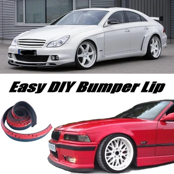 

Bumper Lip For Mercedes Benz CLS MB W218 C218 W219 C219 / Front Skirt Deflector Spoiler For Car Tuning / Body Kit + Strip