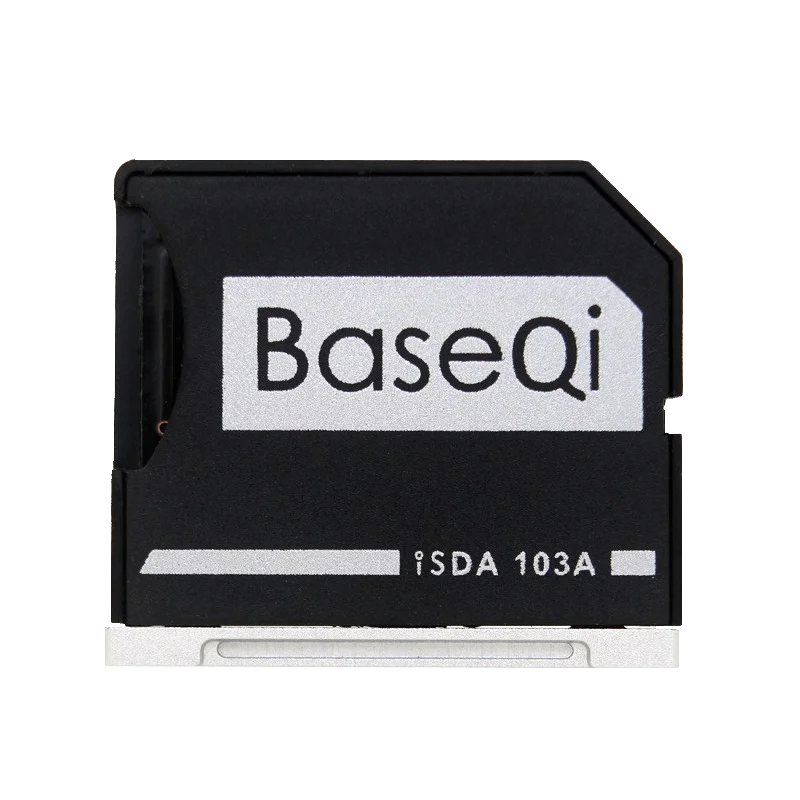 BaseQi Macbook 103/303 Aluminum Micro SD Card Adapter Memory Expansion SD Card Reader For Macbook Air 13 / Macbook Pro 13 Retina