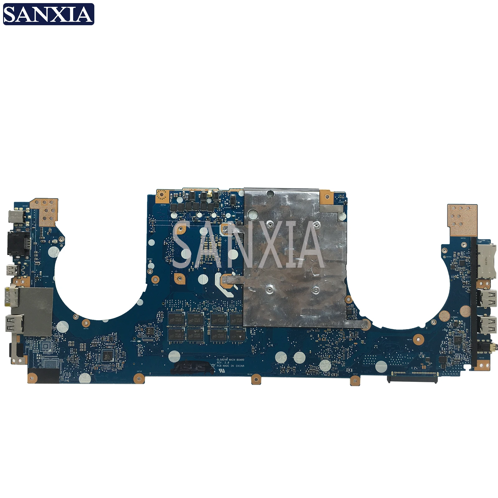  KEFU GL502VM Laptop motherboard for ASUS ROG GL502VM GL502VML original mainboard HM170 8GB-RAM I7-6