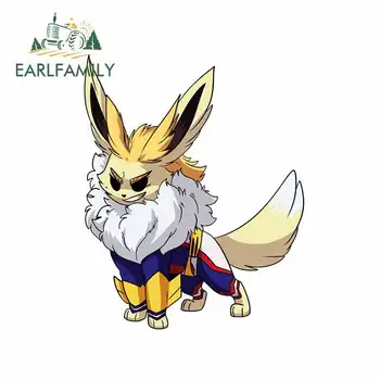 

EARLFAMILY 13cm x 10.6cm for My Hero Academia Car Truck Decal Personality Creative Stickers Fashion Occlusion Scratch 3D for VAN