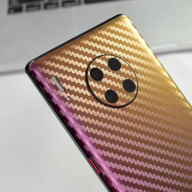 10 шт. для huawei mate 30/30 Pro 3D градиентное углеродное волокно полное заднее покрытие Наклейка защитная пленка для телефона