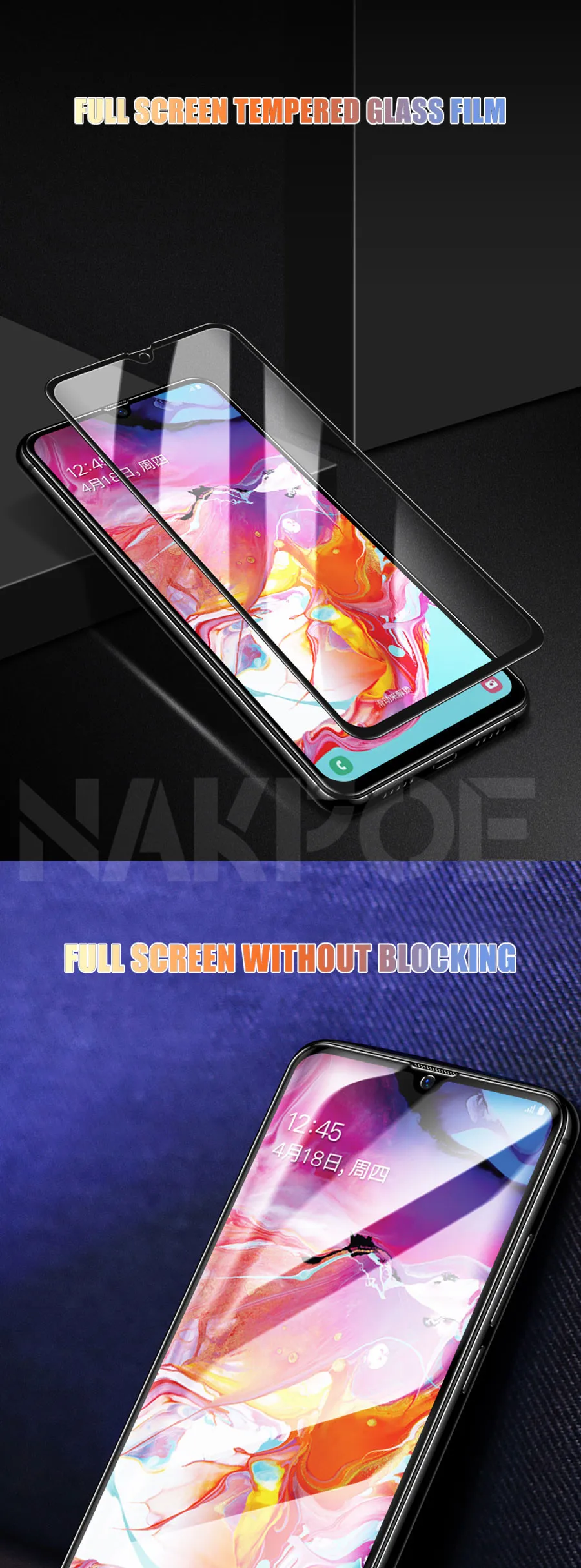9D закаленное Стекло на samsung Galaxy A90 A80 A70 A60 A50 A40 A30 A20 A10 M10 M20 M30 M40 полное покрытие защитная маска для лица, Стекло