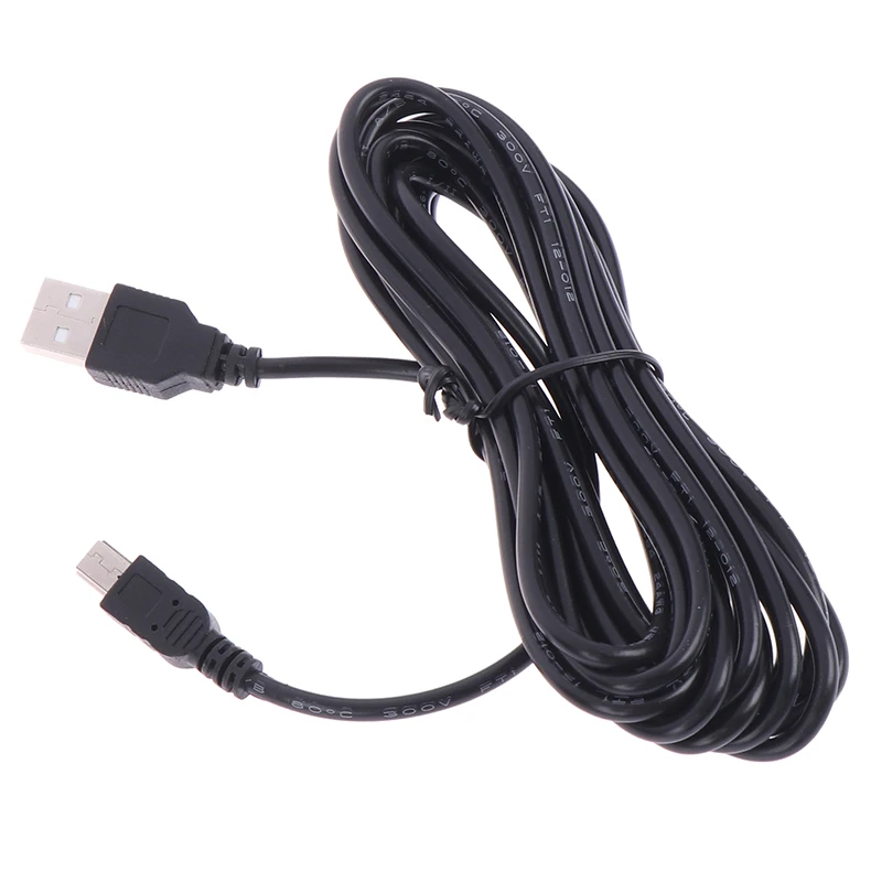3.5M USB Type-A to Mini 5Pin direct plug charging cable for GPS navigator usb mini cable