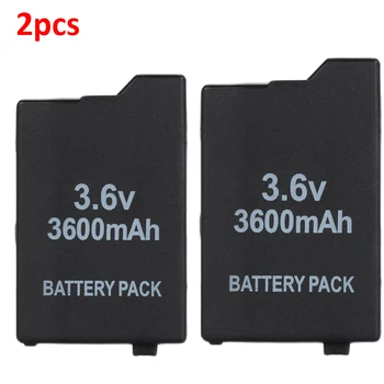 

2pcs 3600mAh Gamepad Battery for Sony PSP 2000 PSP 3000 PSP2000 PSP3000 Portable Rechargeable Battery for PlayStation PSP 3000