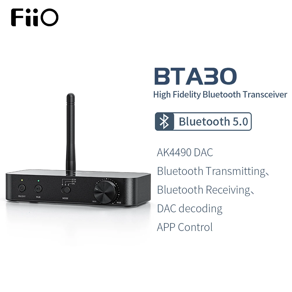 FiiO BTA30 HiFi беспроводной Bluetooth 5 0 LDAC большой диапазон 30 м приемник передатчика для