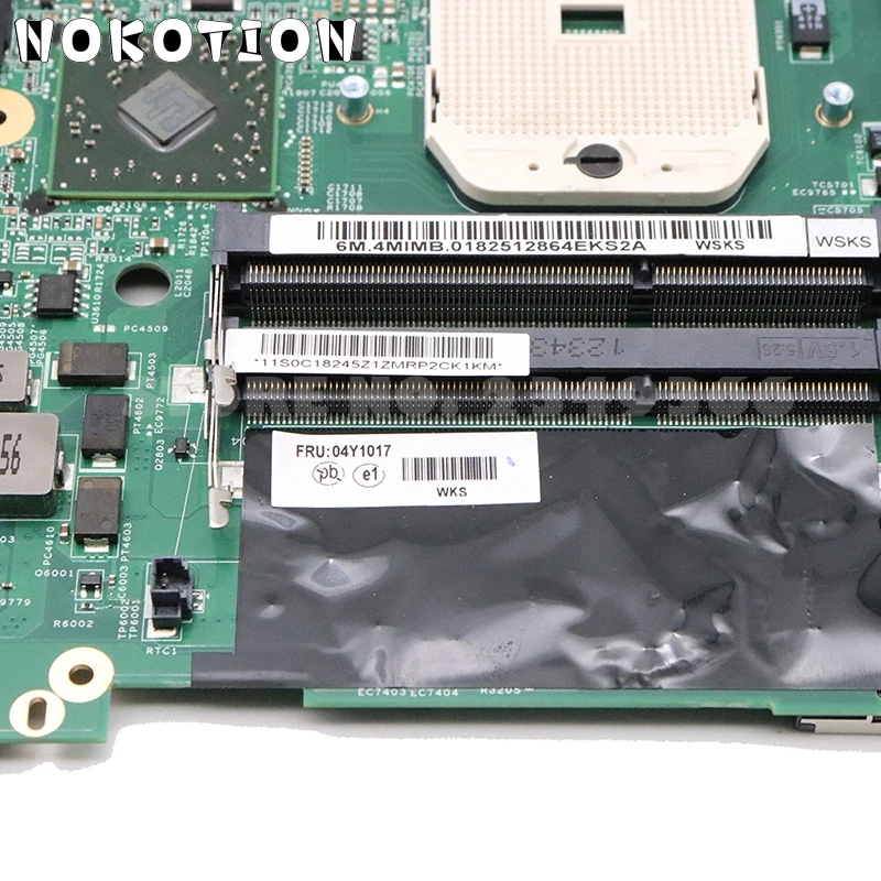 NOKOTION FRU 04Y1017 04W0609 MAIN BOARD For Lenovo