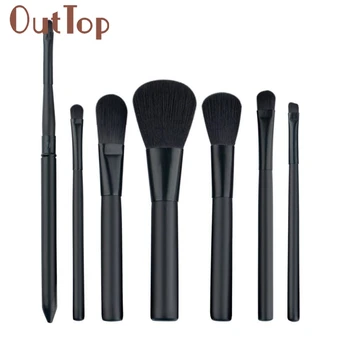 

New 7Pcs Cosmetic Makeup Brushes Set Powder Foundation Eyeshadow Lip Brushes Levert Dropship Freeshipping 30p1225