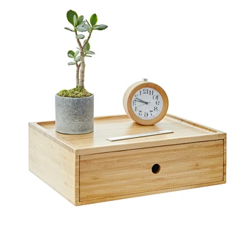 

Drawer Desktop Receiving Box Simple Bamboo Document Box Multi-layer A4 Office Document Receiving