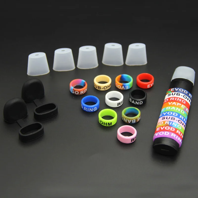 

Electronic Cigarettes Clean Silicone Rubber Dustproof Vape Band Drip Tip Cap for Relx Vaporize
