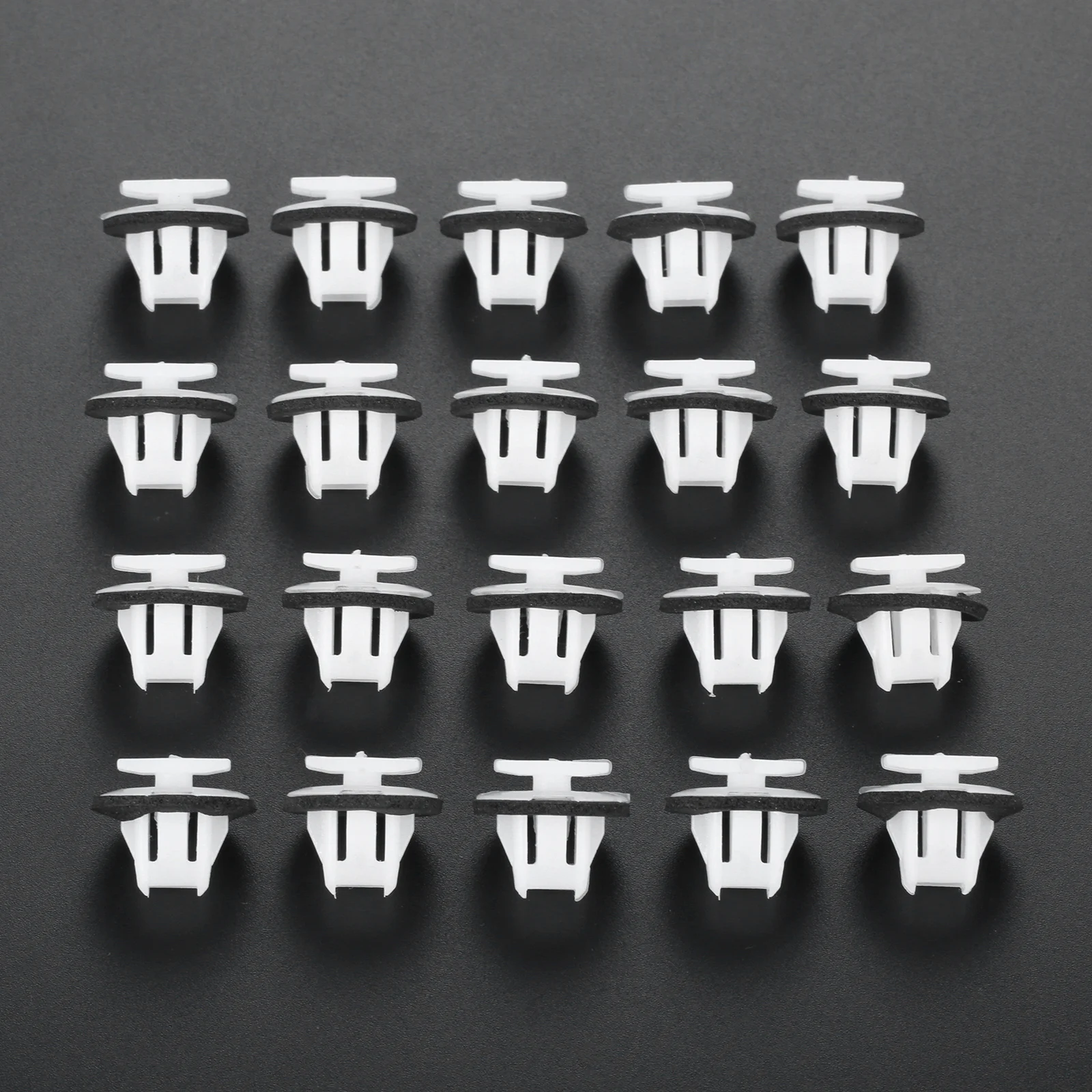 

20 PCS ABS Car Rivets Clips Car Wheel Arch Surround Trim Clips Fit For Nissan Juke & X-Trail T31 Wing Moulding Car Rivets