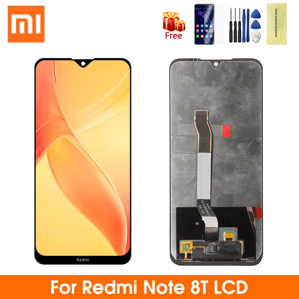 

6.3'' Original Display for Xiaomi Redmi Note 8T LCD Repair Parts For Redmi Note 8 Touch Screen Digitizer Assembly Note 8 8T LCD