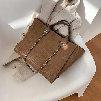 

Alligator Pattern Luxury Handbag for Women Designer Quality Leather Bag Women Handbag Brand Top-handle Female Shoulder Bags