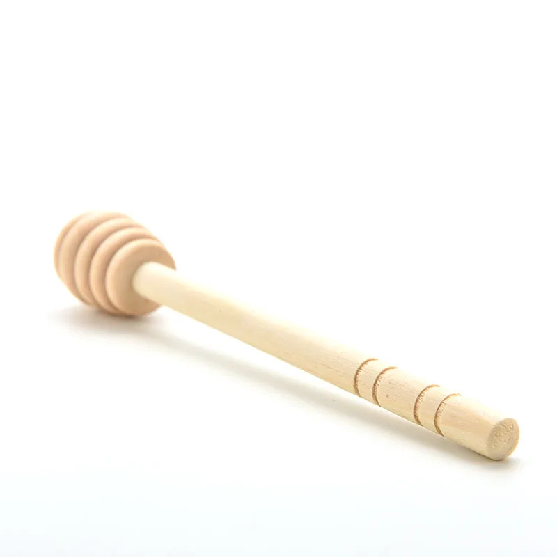 1pcs Wooden Honey Spoons Stir Bar Mixing Handle Jam Spoon Long Stick Dipper Supplies Kitchen Tools 160mm | Дом и сад