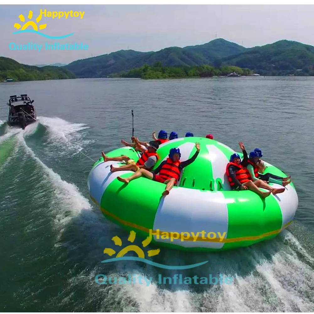 Inflatable Water Towable Aqua Games Disco Boat Saturn Ski Spinner -  Inflatable Toys - AliExpress