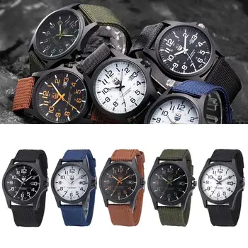 

Fashion Luxury Outdoor Sports Men's Watch Calendar Date Mens Steel Analog Quartz Watch Military Army Wrist Watches 5 Colors