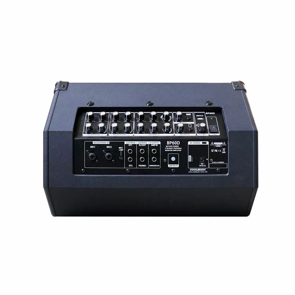 Coolmusic BP60D Acoustic Electric Guitar Amplifier Speaker Ukulele Piano Sax Practice AMP Built-in Chorus Reverb Delay Effects guitar amplifier
