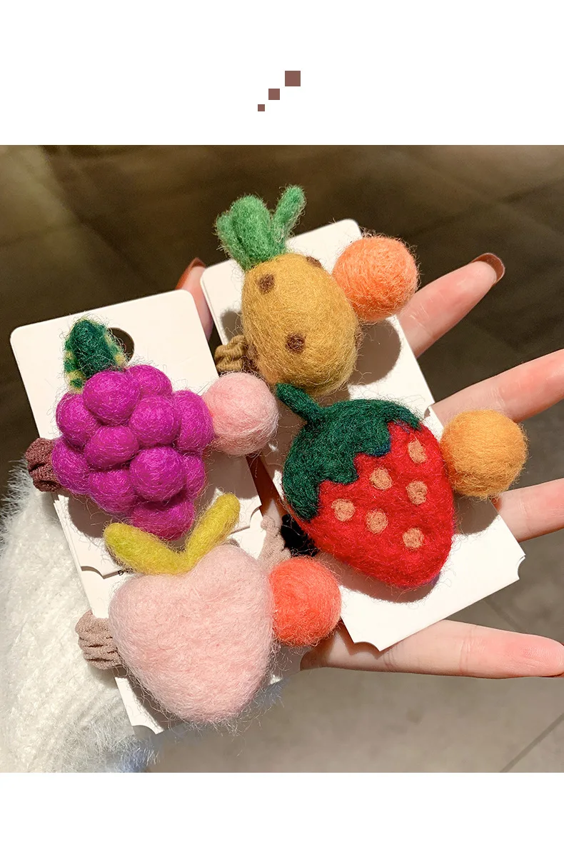 de lã dos desenhos animados frutas faixa