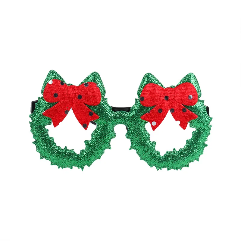 WEIGAO рождественские очки Санта Снеговик очки с рогами фото стенд реквизит рамка для взрослых детей новогодние подарки фестиваль украшения - Цвет: style 7