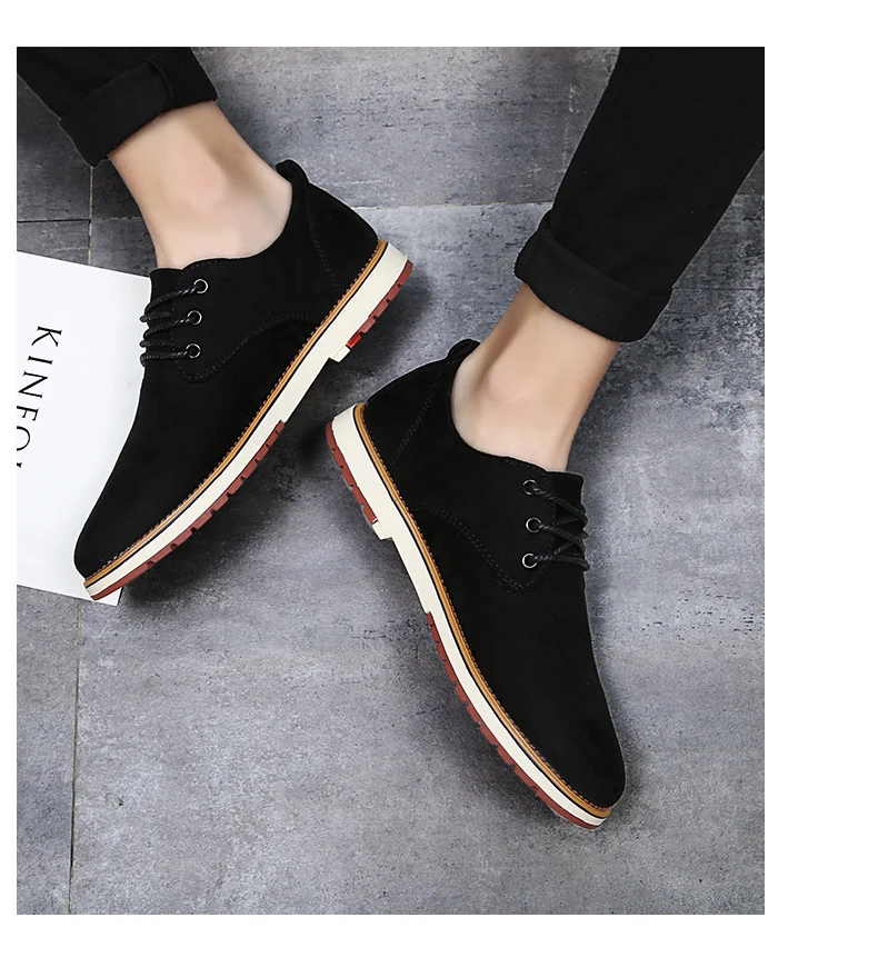 Модные Для мужчин CREEPERS обувь на плоской подошве для отдыха; модная обувь на плоской подошве мужские кроссовки черная обувь zapatillas hombre Нескользящая износостойкая обувь