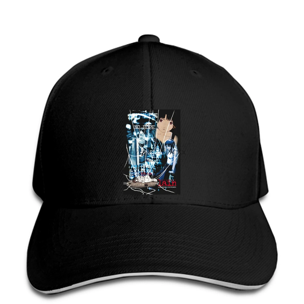 Мужская бейсбольная кепка с серийными экспериментами, бейсбольная кепка с аниме, Женская Бейсболка, бейсболка с козырьком
