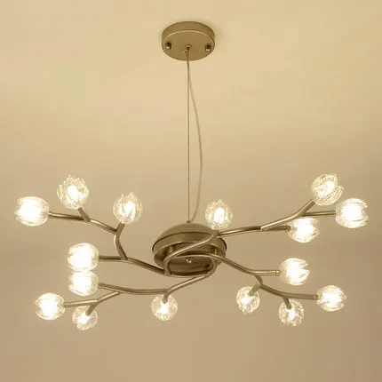 B 16 light Простая лампа для гостиной, Скандинавская спальня, бытовая люстра, индивидуальный подвесной светильник для столовой, современный светодиодный Люстра, светильник ing - Цвет абажура: B 16 light
