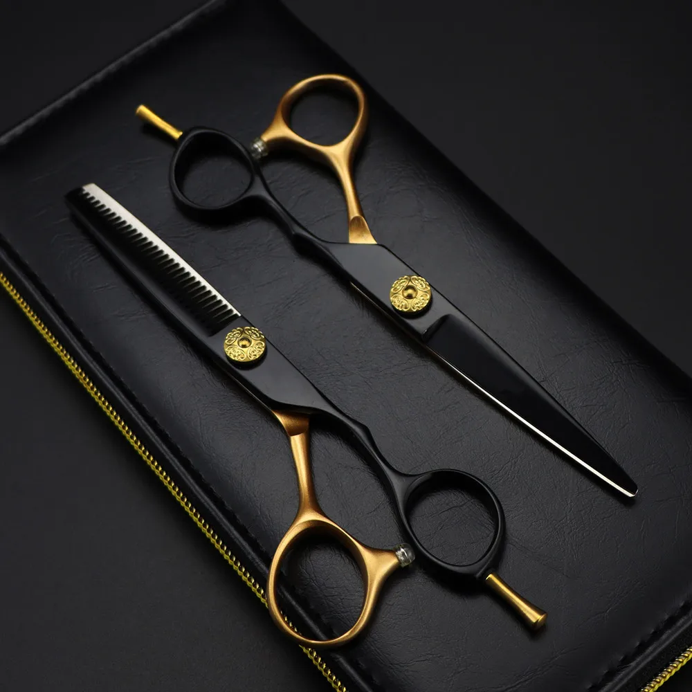 Rose Gold Hair Cutting Scissors Haircut Thinning Barber Cut Shears Tools Hairdresser Scissors