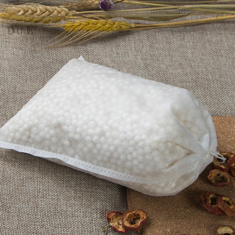 100 sachets de thé jetables avec cordon pour infusion herbes_voghion.com