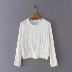 Горячая продажа YD30-8941 европейский и американский модный ветро-кудрявый свитер с круглым вырезом