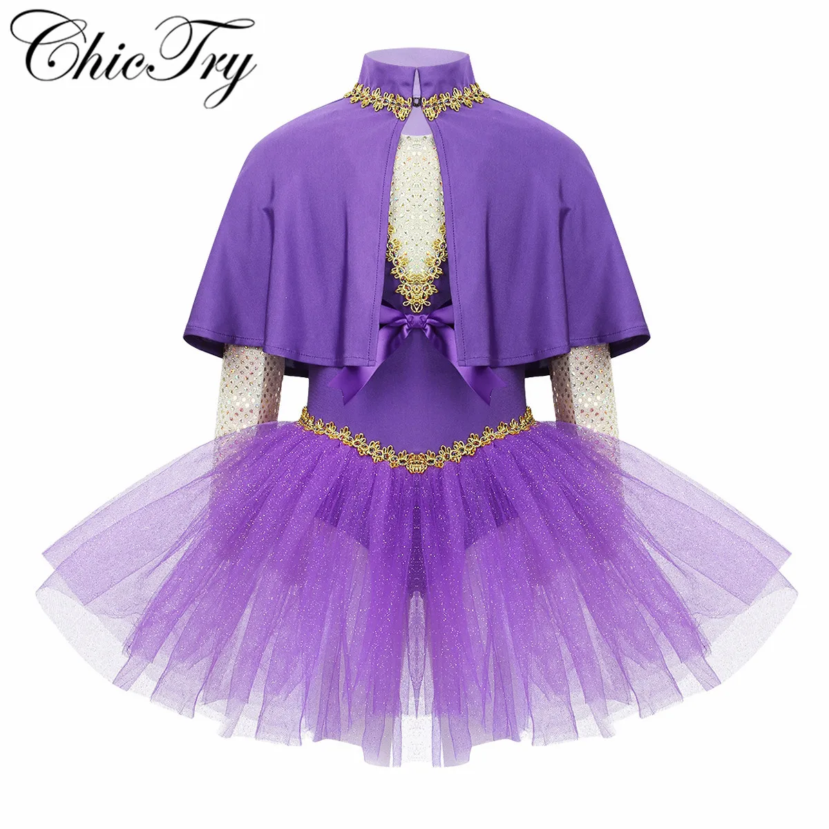 Детский костюм на хеллоуин для девочек наряд без рукавов с блестками и бантом