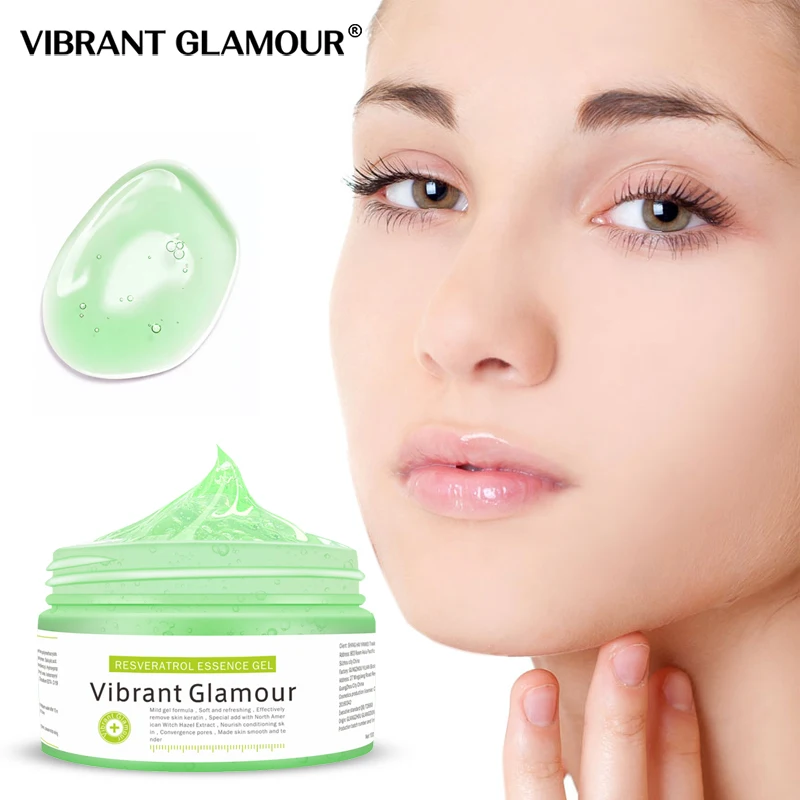 

VIBRANT GLAMOUR RESVERATROL ESSENCE Gel Face Mask Deep Cleaning Anti-Aging Whitening moisturizing Brighten skin Face cream